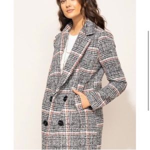 Pink Martini Plaid Coat
